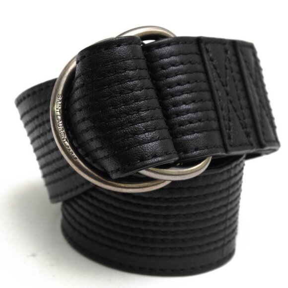 Yves Saint Laurent Belt Business Men Leather Black main image 8